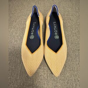 Rothy’s flats slip on’s pointed toe 7.5 perfect